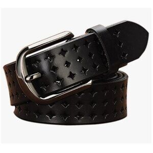New Real Thick Cut Leather Womens Adjustable Sizeable Western Style Belts